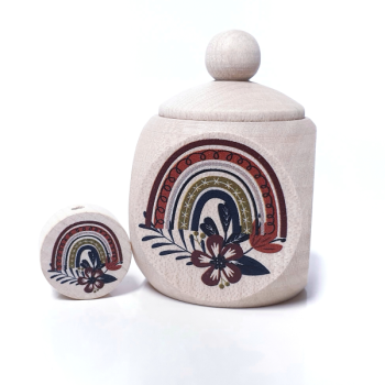 Regenbogen Retro MZD + Scheibe